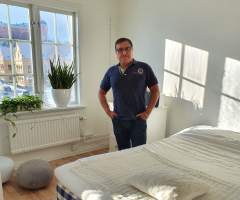 Mario alejandro, hombre, separado, Slite, Gotland, Suecia