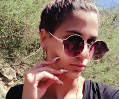 Pequeña, mujer, soltera, Princeville, Nova Scotia, Canadá