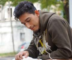 Delorean, hombre, separado, Montevideo, Montevideo, Uruguay