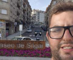Santiago, hombre, separado, Cambados, Galicia, España